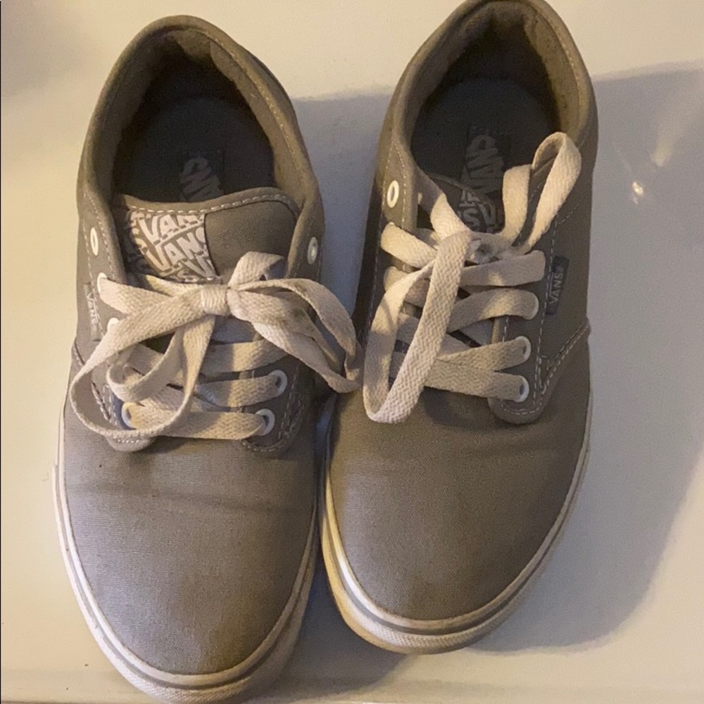 Mid Grey/White Women Vans